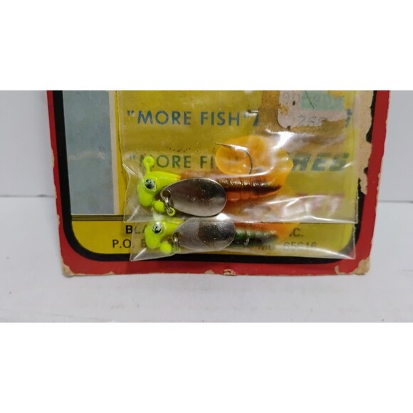 VTG NEW OLD STOCK NOS 7 CT JIG HEAD & SPINNER LURE LOT BLAKEMORE FLE-FLY & NEBCO - Picture 3 of 6
